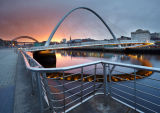 Newcastle Bridges - Sunset