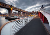 Newcastle Swing Bridge View Into Newcastle