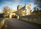 Hexham Abbey from Cowgarth