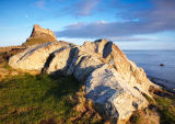 Lindisfarne Castle at Sunset