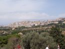 Agrigento Town from Valley of Temples