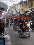 Cyclo's in Old Town, Hanoi