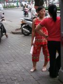 Vietnamese Lady Dress, Ho Chi Minh City