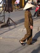 Vietnamese Lady Smoking a Cigar, Hoi An
