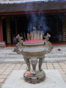 Bronze Incense Burner,  Thien Mu Pagoda, Hue