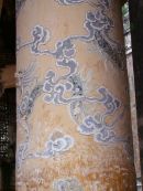 Pillar Detail in Building before the Actual Tomb, Tu Duc Tomb, Hue
