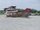 Rice Boat on the Mekong Delta