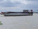 Rice Boat on the Mekong Delta