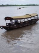 Boat on Mekong Delta