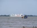 Large Ferry on the Mekong Delta