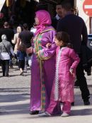 Moroccan Woman & Daughter