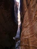 Looking through As-Siq Gorge, Petra