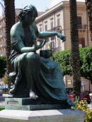 Bronze Sculture, Piazza Castelnuovo, Palermo