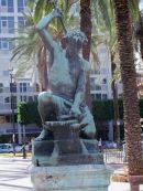 Bronze Sculture, Piazza Castelnuovo, Palermo