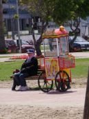 Popcorn Seller at Beach