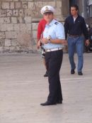 Sicilian Policeman, Piazza Duomo, Ortygia Island, Syracusa