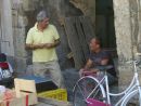 Sicilians Chatting, Market, Syracusa
