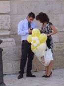 Wedding Guests, Piazza Duomo, Ortygia Island, Syracusa