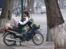 Vietnamese Biker Taking a Nap!