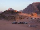 Sunset over Wadi Rum, Petra