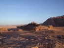 Sunset over Wadi Rum, Petra