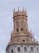 Top detail of Telephone Company Building, Havana