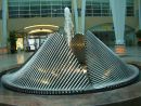 Fountain inside a building, Bay Street, Toronto