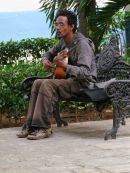 Cuban Guitarist, Park on Officios Street, Havana
