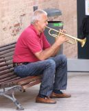 Street Musician, Malaga, Spain