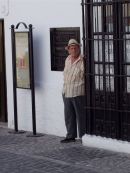 Spaniard taking the shade, Mijas