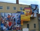 Mural of Canadian Indians, Front Street East, Toronto