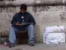 Cuban Artist, Cathedral Square, Havana