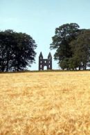 The Hundy Mundy, a folly at Mellerstain House in the borders, an eyecatcher made to look like a castle and complete the view