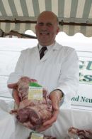 John Scott MSP who owns a farm in South Ayrshie at the local farmers market