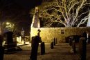 Alloway Auld Kirk in winter> The kirk a ruin in Robert Burns time inspired his poem 