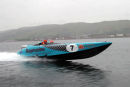 Powerboat race across the water at Largs 