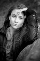 Black & white portrait