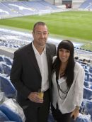 Footballer Paul Jones and wife at Amex Stadium
