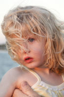 Girl before effect