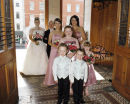 Preparation for the march up the aisle.