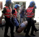 England fans escorted away from Football match