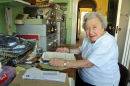 Yvonne Moore 87, worked for the same company in Folkestone for 70 years