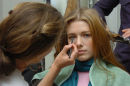 Before the show at Mulberry