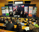 Gordon Brown and Peter Mandelson visit The Kent Science Park to talk to small business leaders