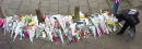 Flowers for a fallen 15 year old gang member