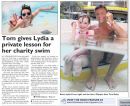 Lydia Cross and Tom Daley - Help for Heroes swim