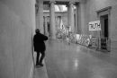 Brian Haw sees Mark Wallinger’s exhibition for the very first time