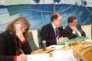 Belinda McKenzie, Elfyn Llwyd MP & Chris Coverdale 