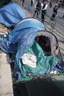 Brian Haw & Barbara Tucker removed from Parliament Square before the Queen’s ride by
