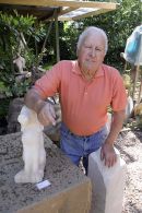 Bil Brown stone carver